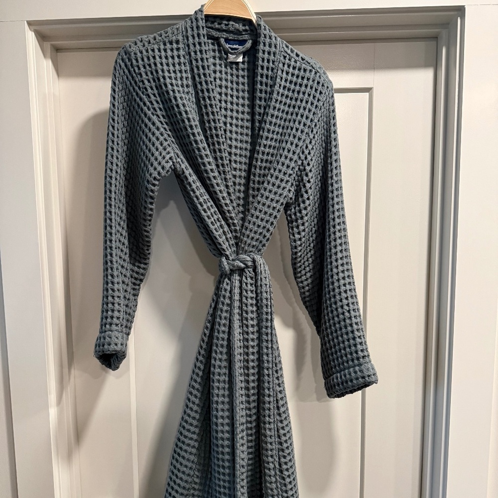Brooklinen Dreamweave Waffle Robe - Botanical Green - Medium